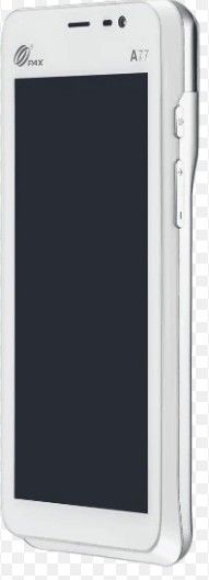 PAX A77 — PAX A77 handheld payment reader. From NXT Wash Site Network Topology; image by the operator.