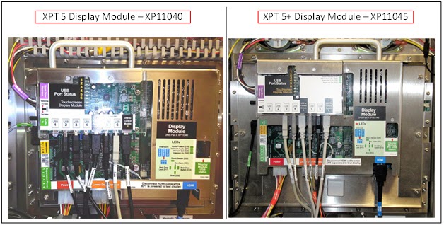 XPT display module — Original XPT display assembly · Legacy POS System reference photo.
