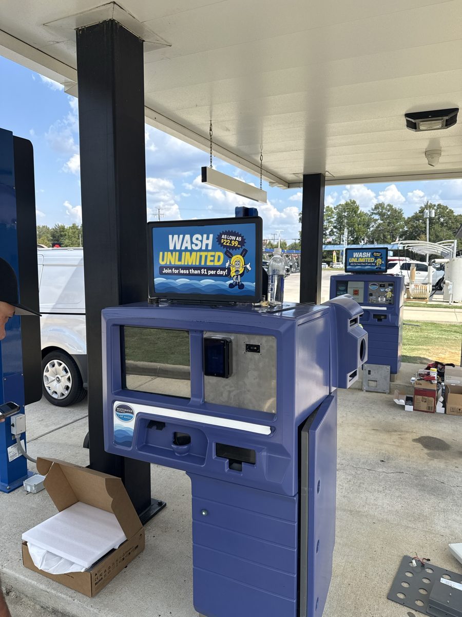 ICS Auto Sentry — ICS pay-station photo from the retrofit guide.