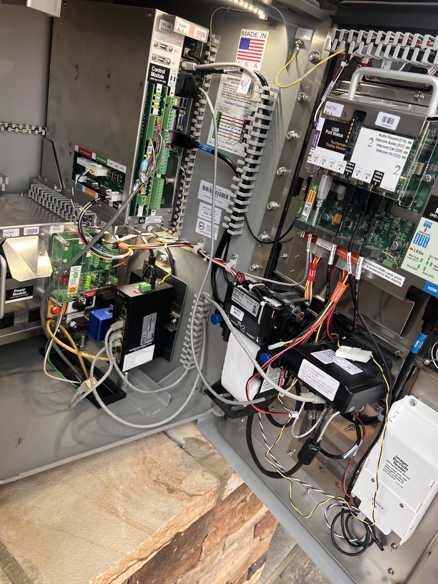 Legacy POS System XPT5 — XPT5 interior photo from the retrofit guide.