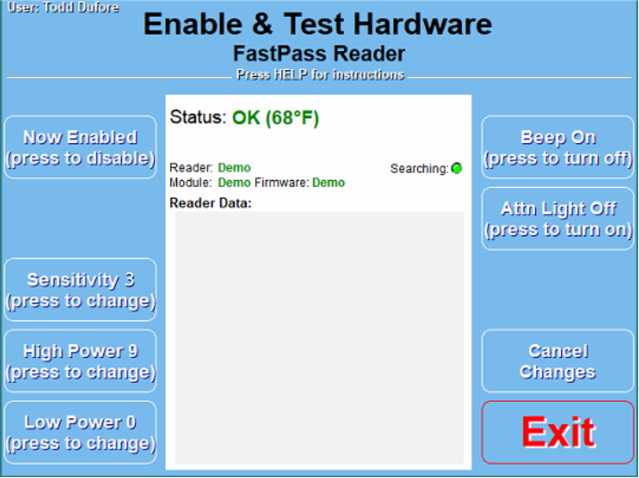 DRB-FastPass Reader (RFID) Troubleshooting — source illustration